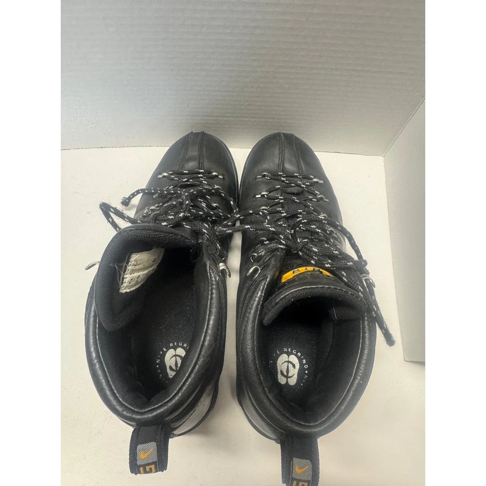 Nike ACG Air Gimli Vintage Leather Hiking Boots Black Yellow Mens 9.5 Nike ACG Air Gimli Vintage Leather Hiking Boots Black Yellow  main image 4